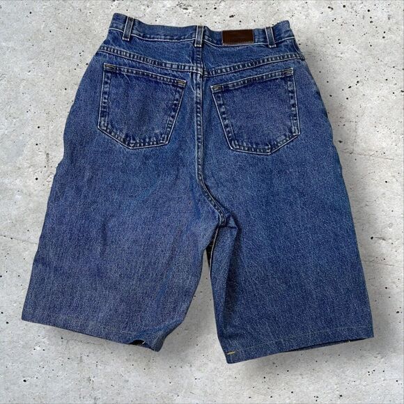 L.L Bean Jean Shorts Women's Size 12T Blue Denim Outerwear - Picture 3 of 9